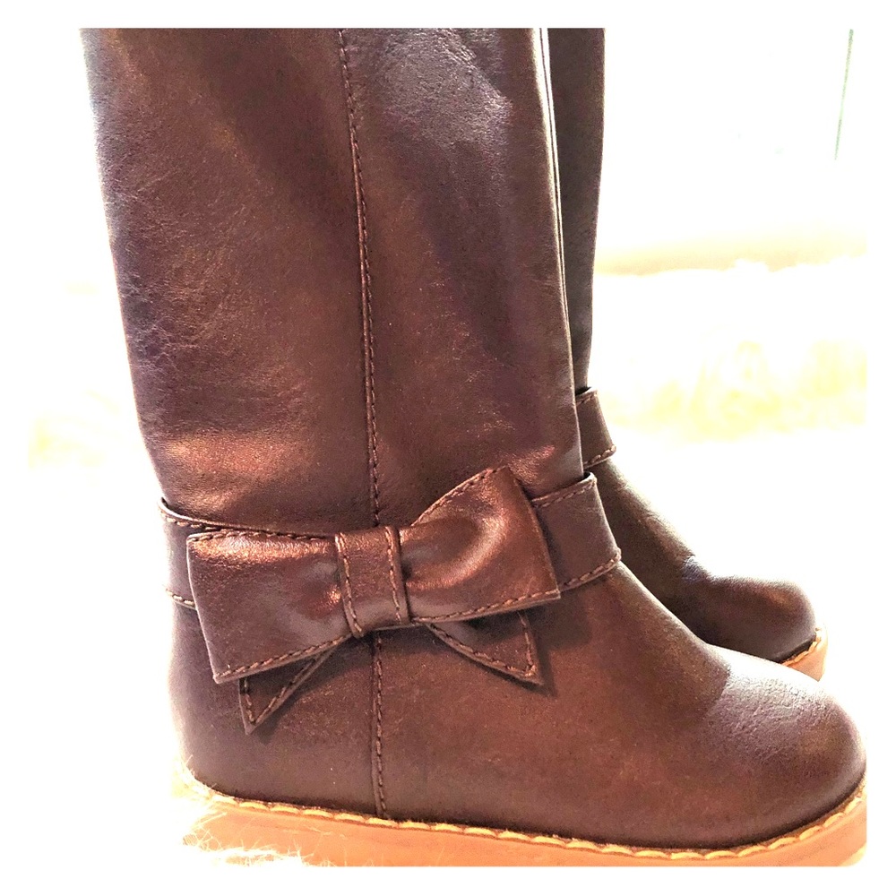 COPY - 🍂Toddler 7 GAP tall BOW boots LIKE NEW 🍂🍁